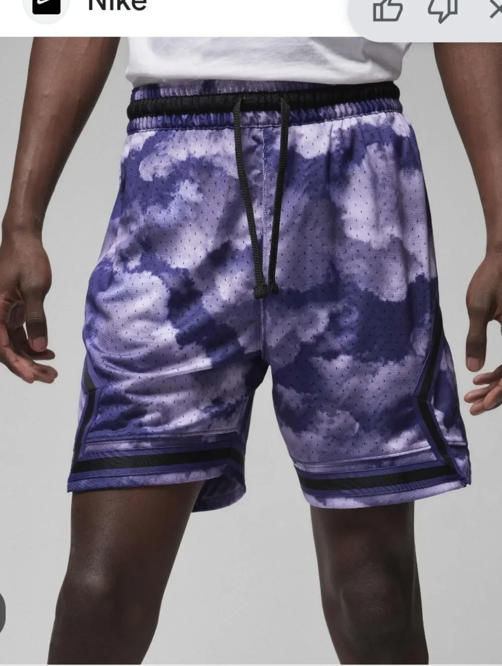 Jordan Dri-Fit Purple Tie Dye Basketball Shorts Men’s Sz XXL